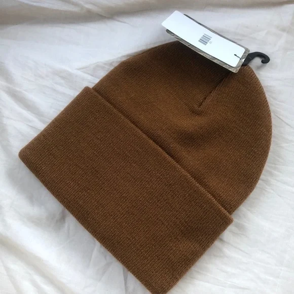 - Carhartt Brown Beanie Hat cap Brand *New - Picture 4 of 5